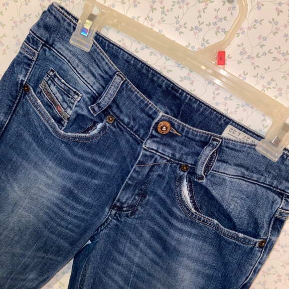 Diesel  27” Waist x 32” Inseam  Louvely Slim-Bootcut  Mid Wash  Denim Jean - Picture 5 of 14